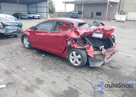 2013 Hyundai Elantra Gls from USA, damaged, VIN 5NPDH4AE9DH446538